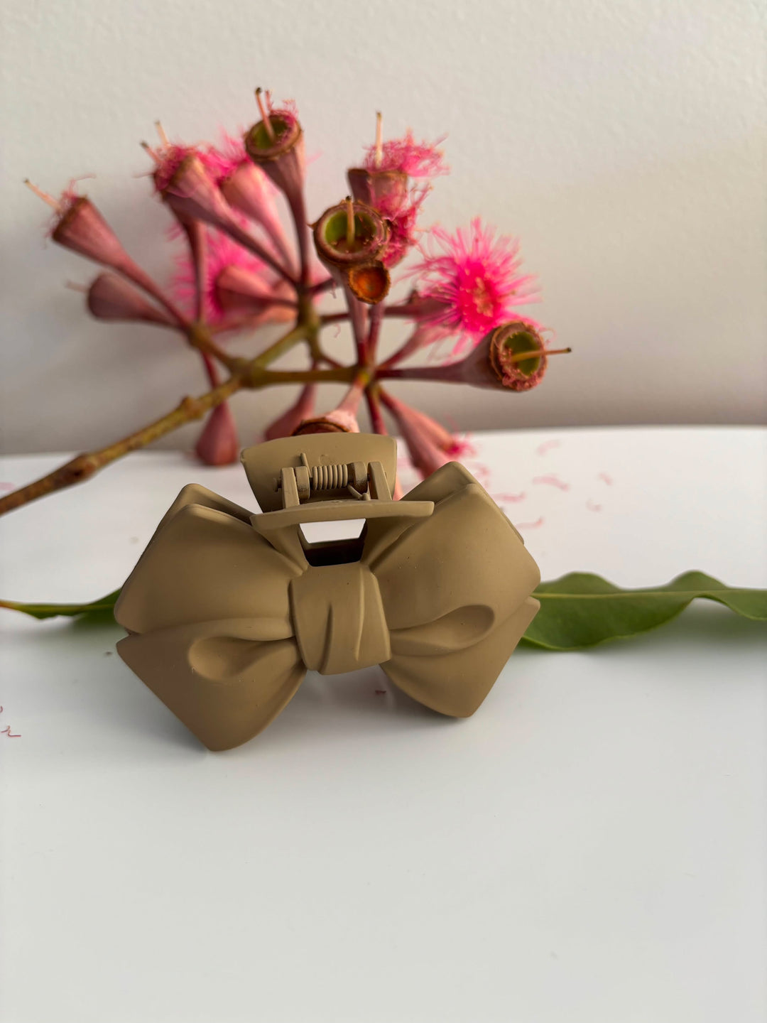 Caramel Bow - Hair Claw