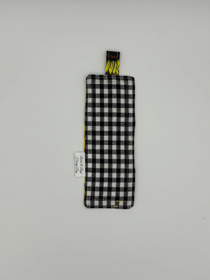 Loves Sunflowers - Fabric Bookmark