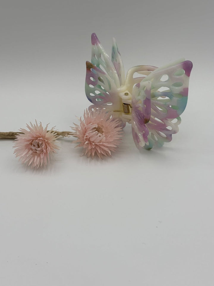 Pastel Butterfly - Hair Claw