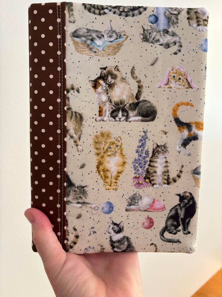 Cute Kittys - Fabric Notebook Cover