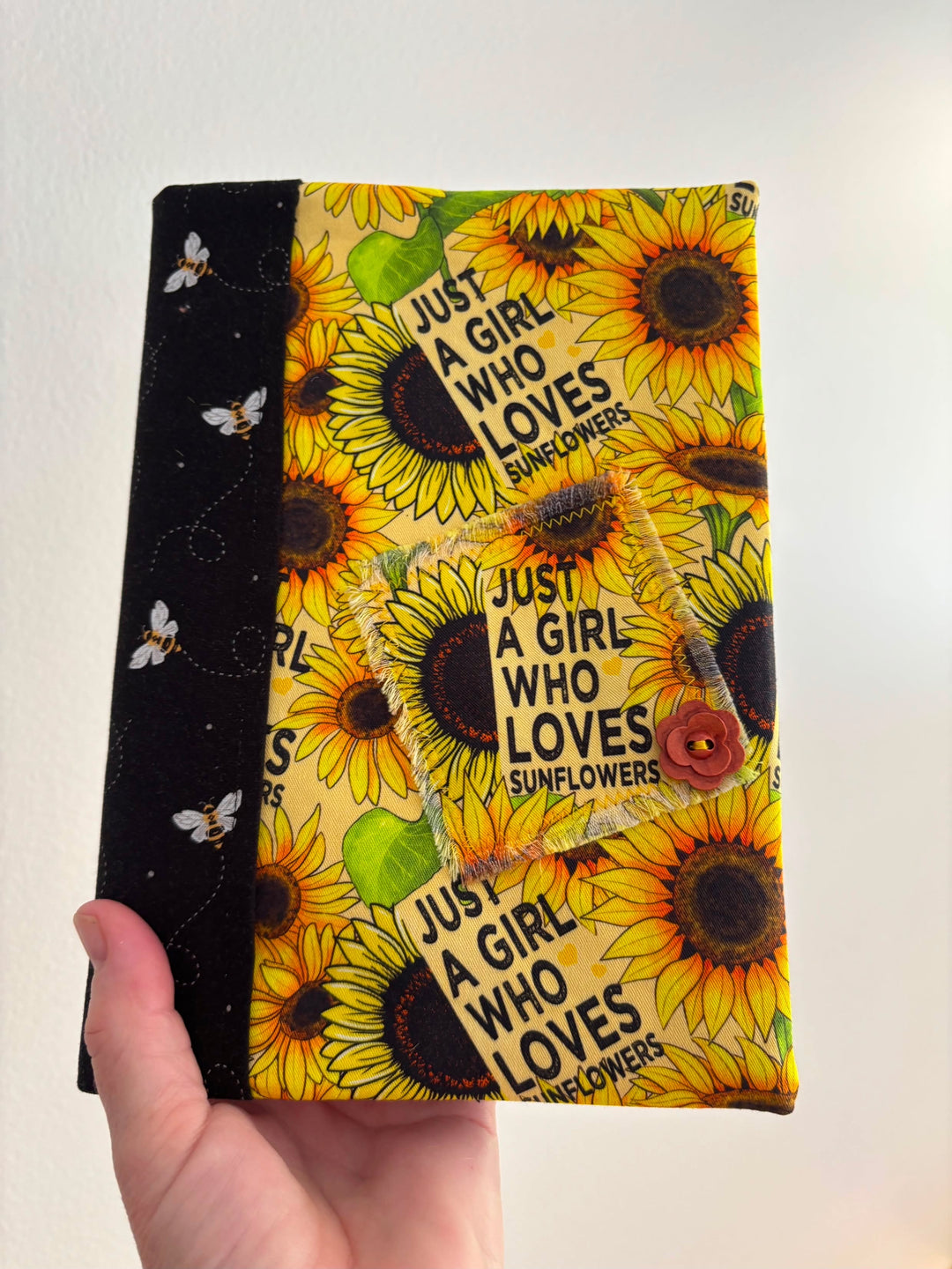 Loves Sunflowers - Fabric Notebook Cover