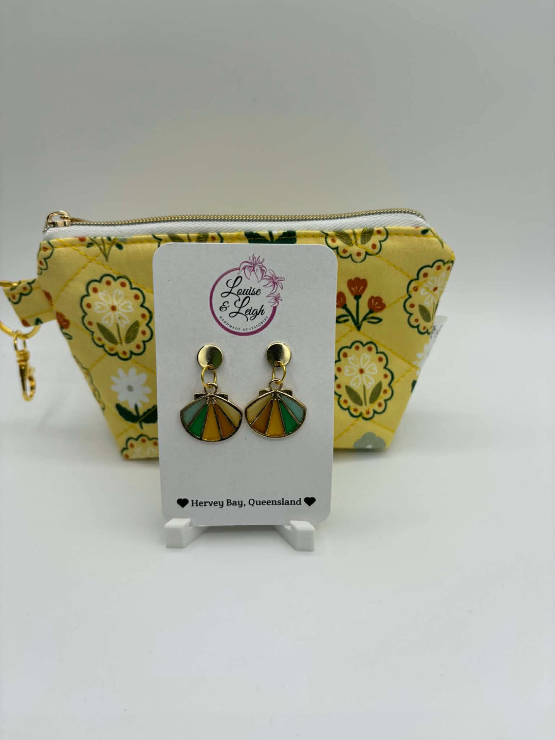 Rainbow Shells - Charm Earrings