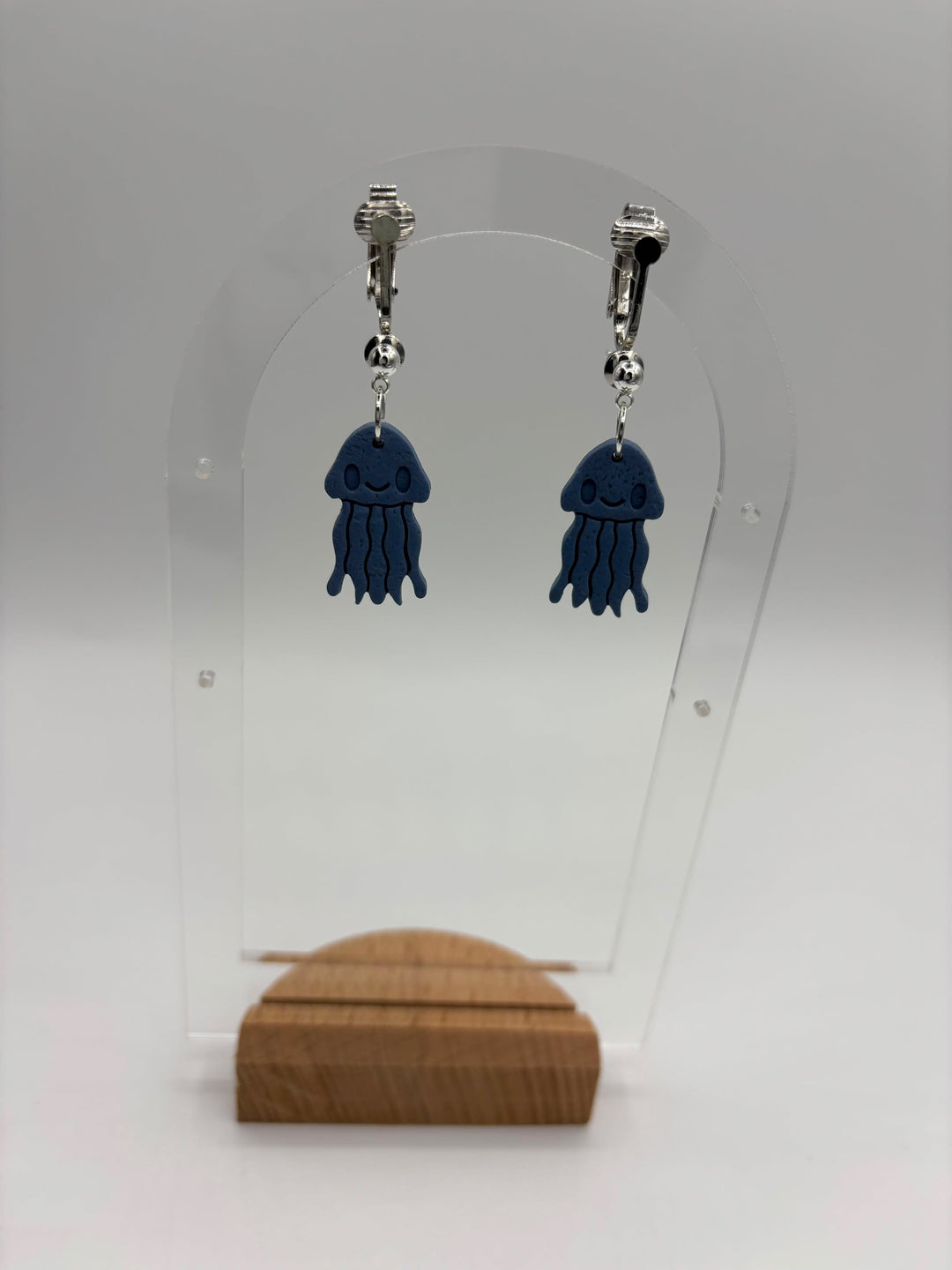 Clip on Earring Attachment - Silver Pair