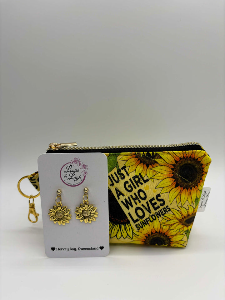 Loves Sunflowers - Charm Earrings