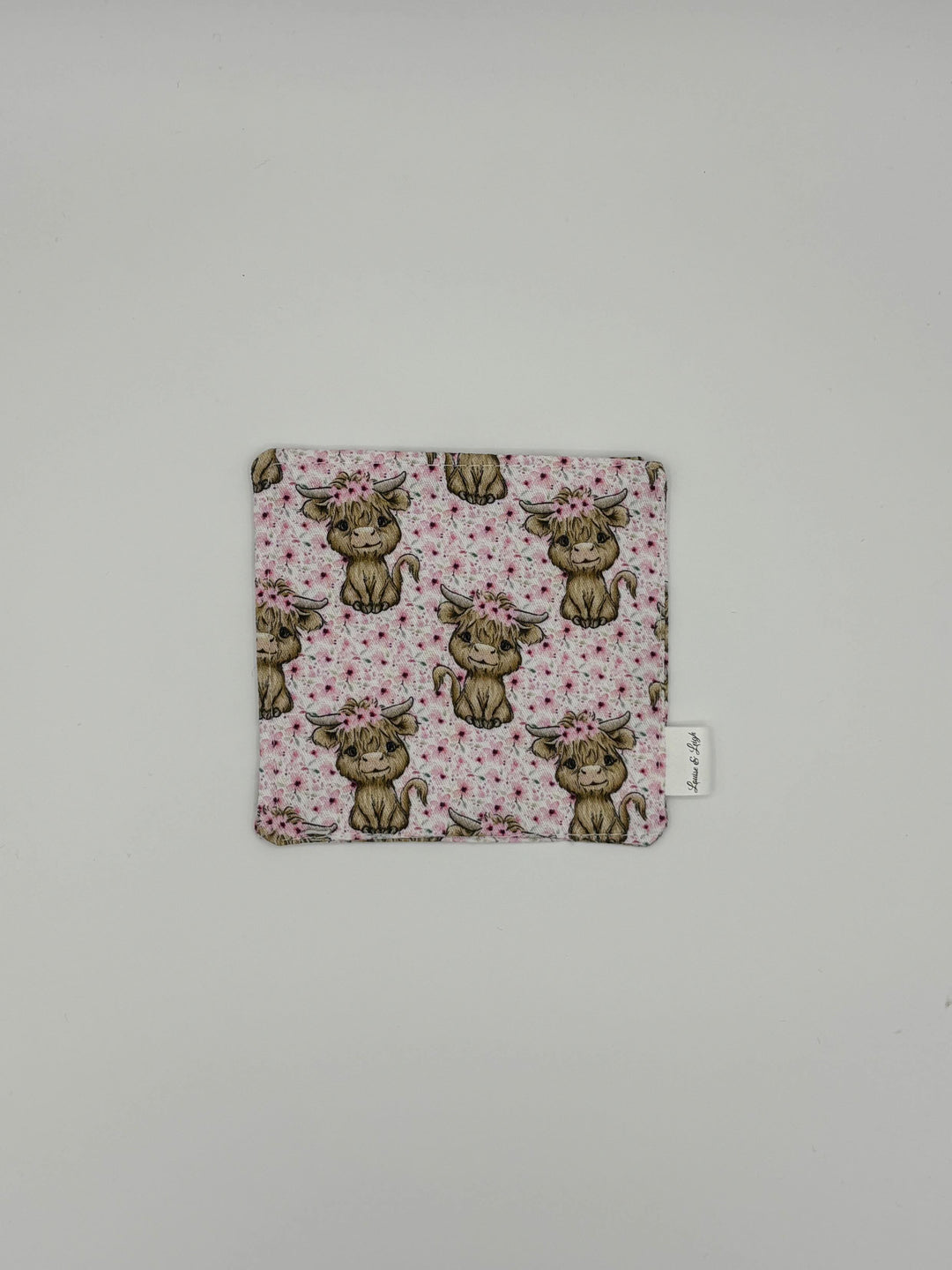 Clover Pink - Corner Fabric Bookmark