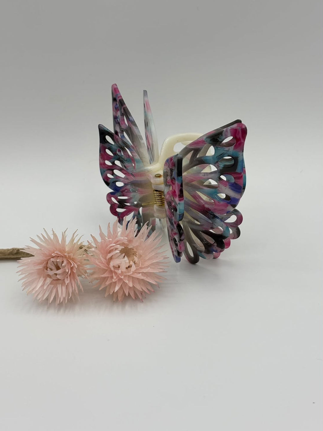 Multi-Coloured Butterfly - Hair Claw