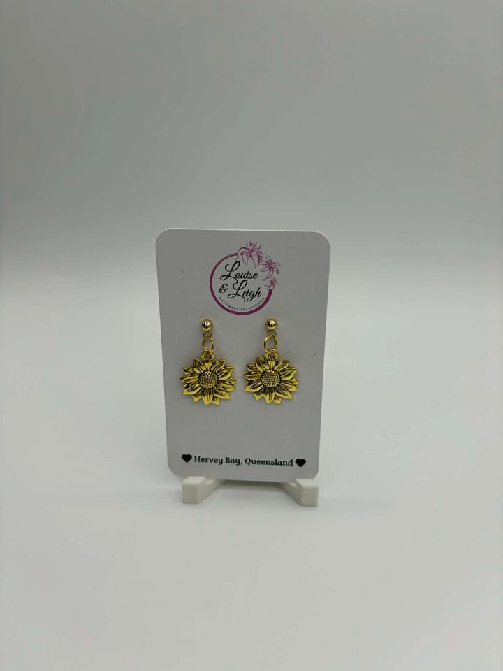 Loves Sunflowers - Charm Earrings