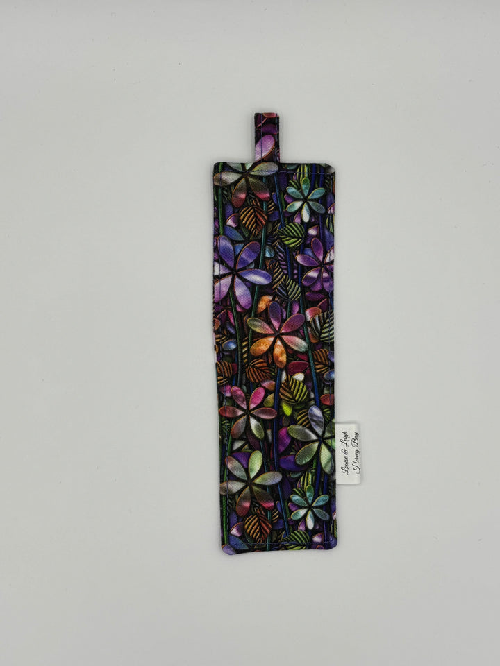 Flower Vines - Fabric Bookmark