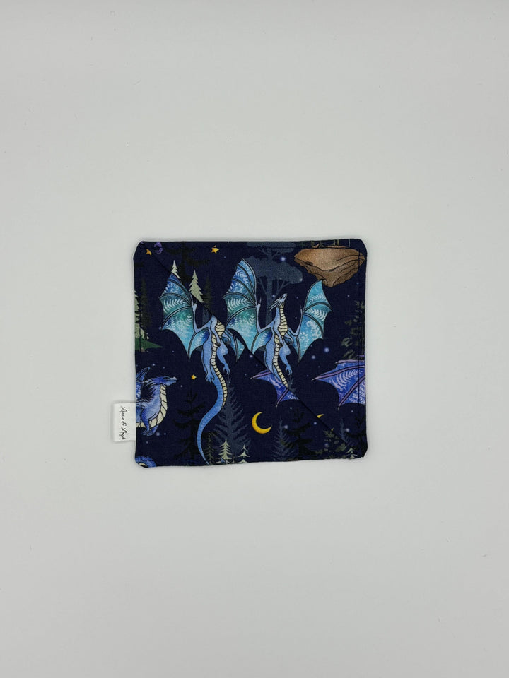 Mystic Dragons - Corner Fabric Bookmark