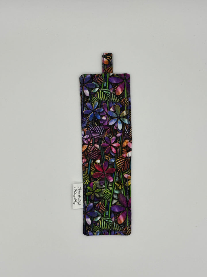 Flower Vines - Fabric Bookmark