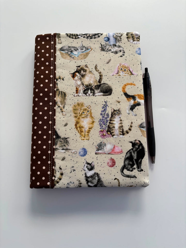 Cute Kittys - Fabric Notebook Cover