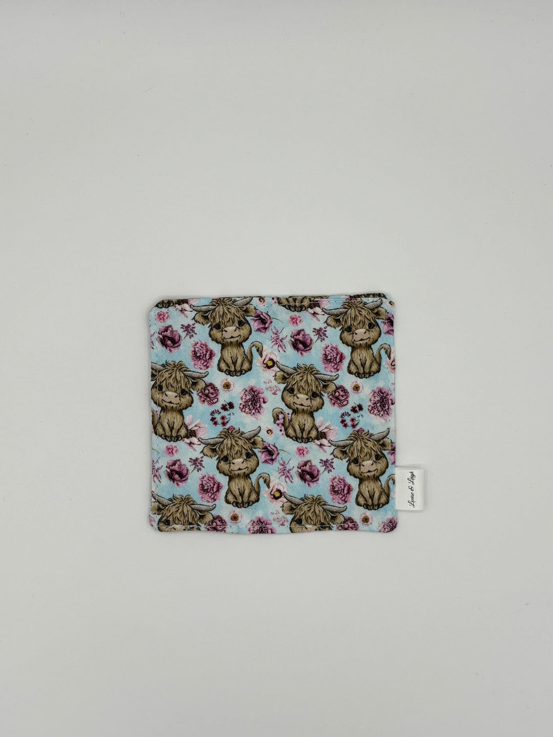 Clover Blue - Corner Fabric Bookmark