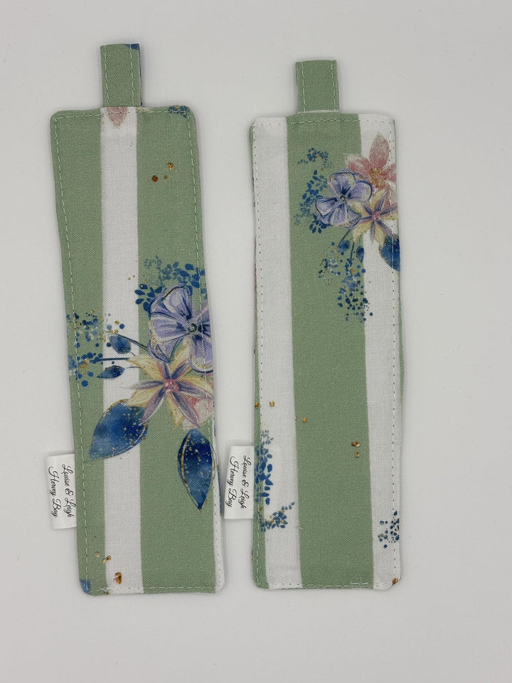 Greenwave - Fabric Bookmark