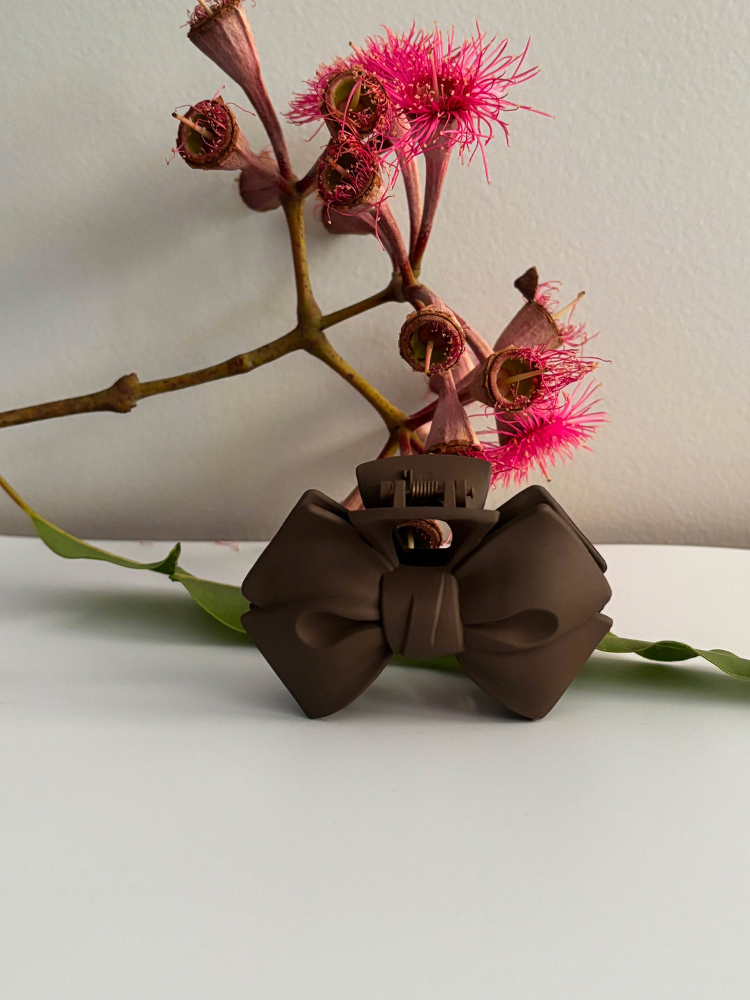 Brown Bow - Hair Claw