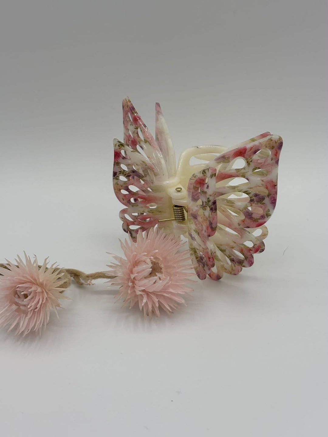 Pink Sparkle Butterfly - Hair Claw