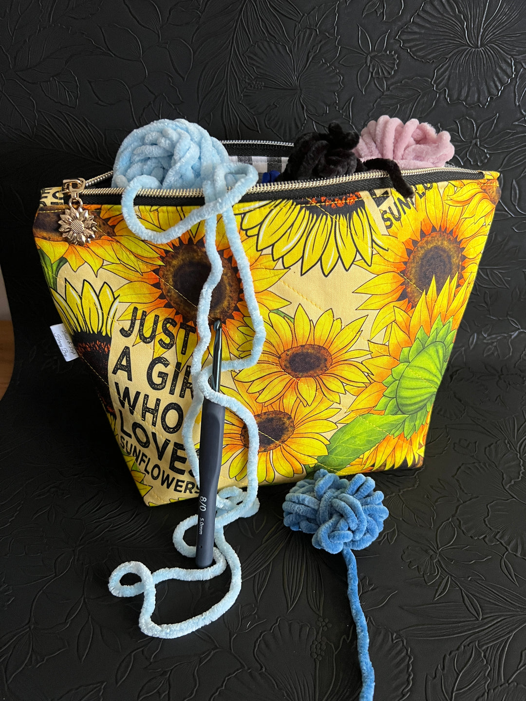 All Purpose Bag - Just a Girl Who Loves Sunflowers