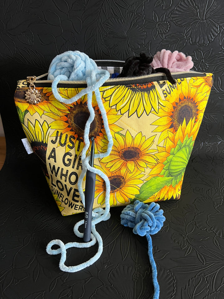 All Purpose Bag - Just a Girl Who Loves Sunflowers